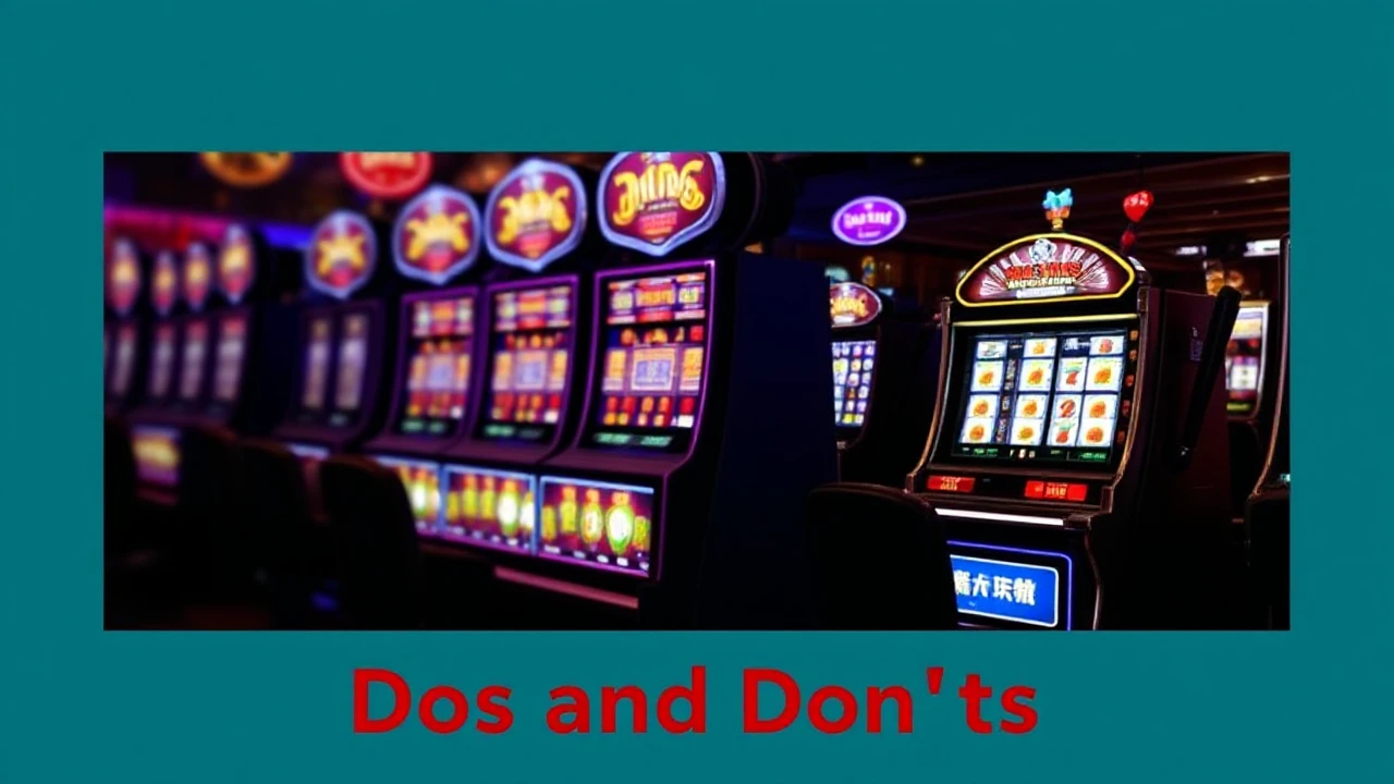 Casino Slot Etiquette: Dos and Don'ts