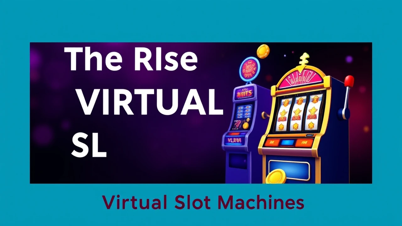 The Rise of Virtual Slot Machines: A Trendy Casino Experience