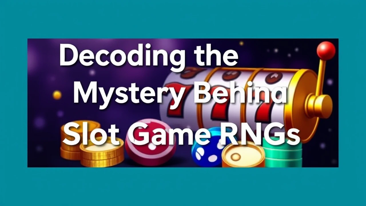 Decoding the Mystery Behind Slot Game RNGs